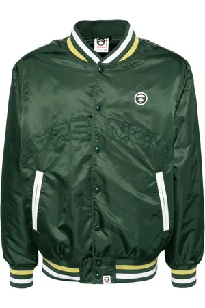 A Bathing Ape Chaqueta bómber con parche del logo