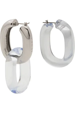 SACAI Pendientes de aro con diseño asimétrico