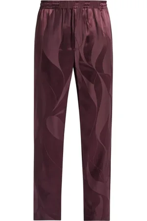QASIMI Pantalones elásticos con motivo abstracto
