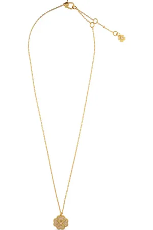 Kate Spade Collar con colgante floral y circonio