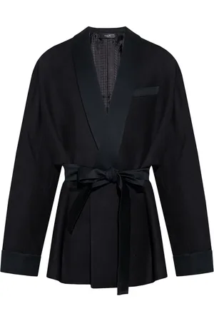 AMIRI Blazer con cintura lazada