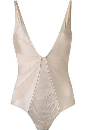 AMIR SLAMA Panelled swimsuit