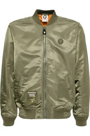 A Bathing Ape Chaqueta bómber con parche del logo