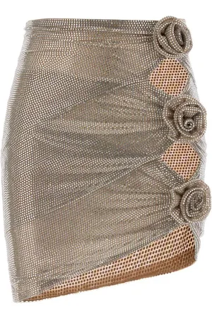 GIUSEPPE DI MORABITO Falda corta con apliques de strass