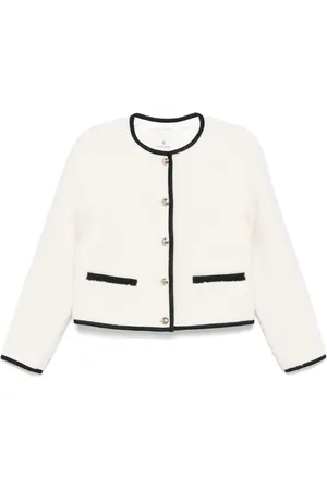 ANINE BING Blazer con ribete en contraste