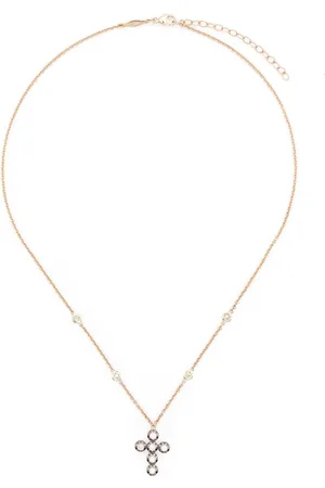 JACQUIE AICHE Collar Sophia en oro amarillo de 14 ct con diamantes