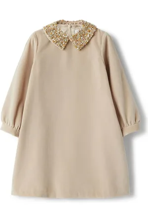 Il gufo Vestido con cuello enjoyado