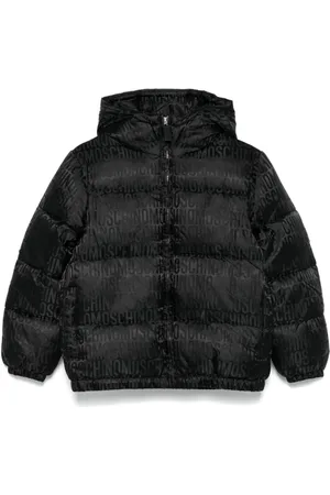 Moschino Chaqueta con logo en jacquard
