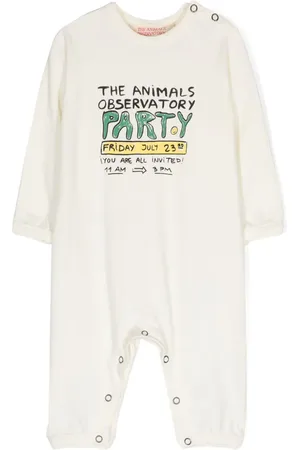 The Animals Observatory Pijama Owl con texto estampado