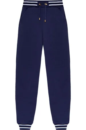 Balmain Pantalones de chándal con logo bordado