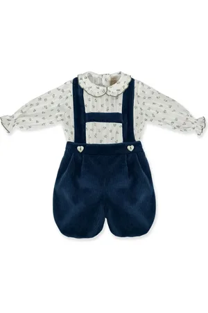 LA STUPENDERIA Set de body y peto de terciopelo