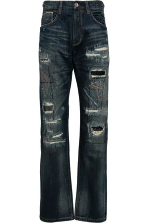 PRIVATE STOCK Vaqueros con efecto desgastado