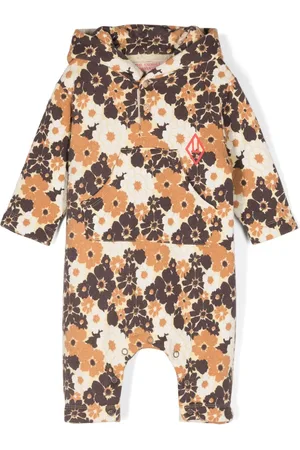 The Animals Observatory Pelele con capucha y estampado floral