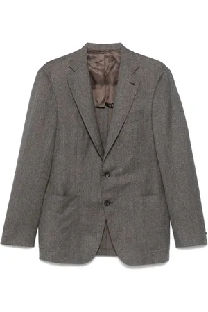 CANALI Blazer con efecto de melange