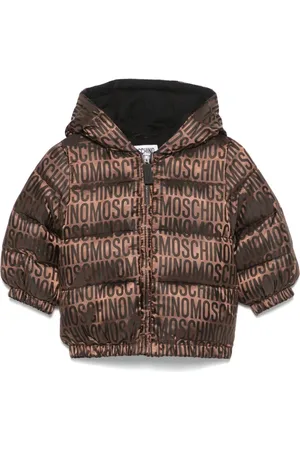 Moschino Chaqueta con logo en jacquard