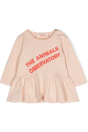 The Animals Observatory Vestido Wildebeest con logo estampado
