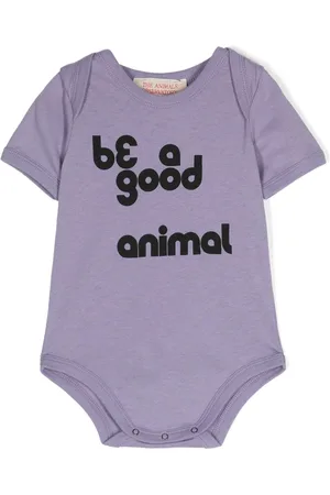 The Animals Observatory Body Chimpanzee con texto estampado
