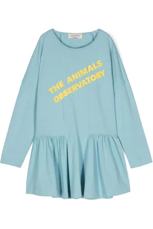 The Animals Observatory Vestido Walrus con logo estampado