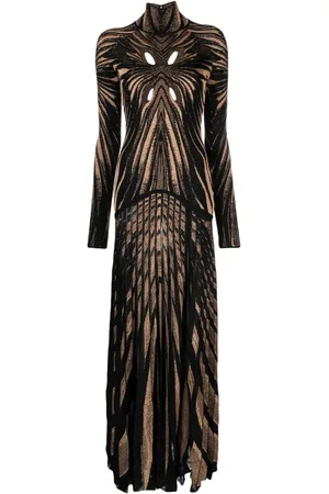 Roberto Cavalli Vestido largo con aberturas