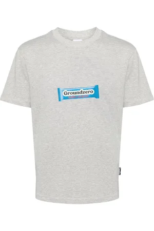 Ground Zero Camiseta con logo estampado