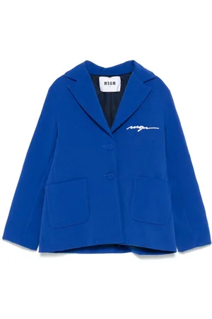 Msgm Blazer con logo bordado