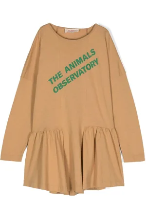 The Animals Observatory Vestido Walrus con logo estampado