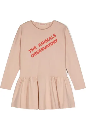 The Animals Observatory Vestido Walrus con logo estampado