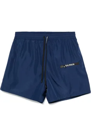 Balmain Bañador con logo estampado