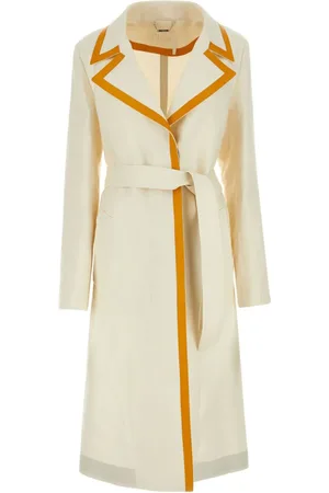 Chloé Gabardina con ribete en contraste