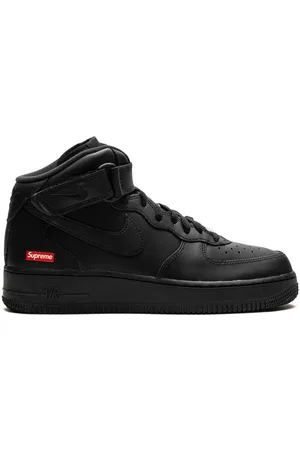 Nike Zapatillas Air Force 1 Mid "Mini Box Logo - Black" de x Supreme