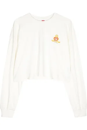 Ground Zero Sudadera corta con logo