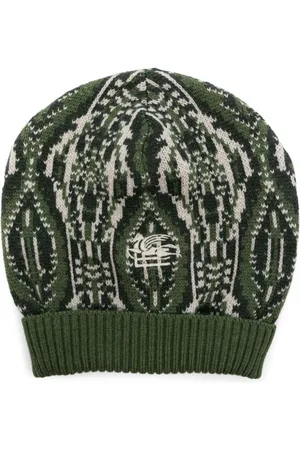 Etro Gorro con motivo en jacquard