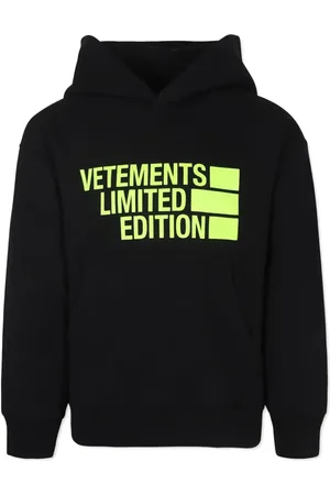 Vetements Sudadera con capucha y logo