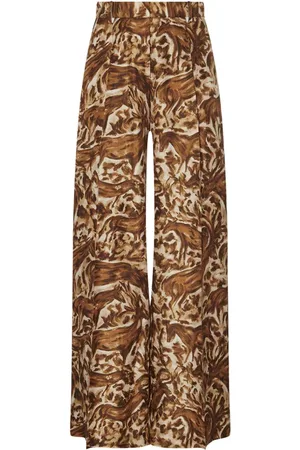 ROSETTA GETTY Pantalones rectos con pinzas