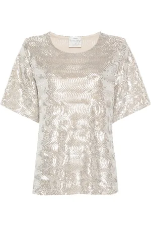 FORTE FORTE Blusa con lentejuelas