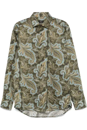 Etro Camisa con estampado de cachemira