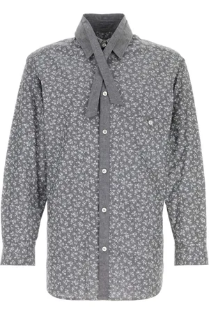 YOHJI YAMAMOTO Camisa con estampado floral