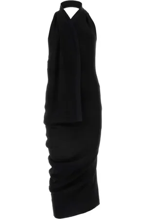 Fendi Vestido midi asimétrico