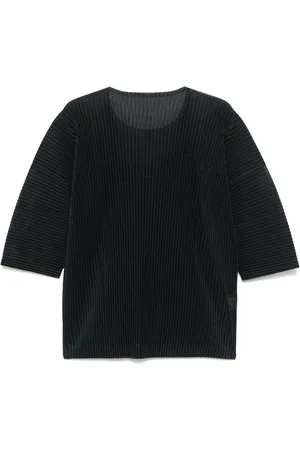 Issey Miyake Camiseta con detalle de perforaciones