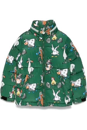 Stella McCartney Chaqueta con ilustración estampada