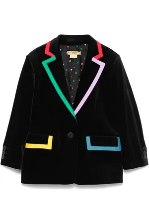 Stella McCartney Blazer con ribete en contraste