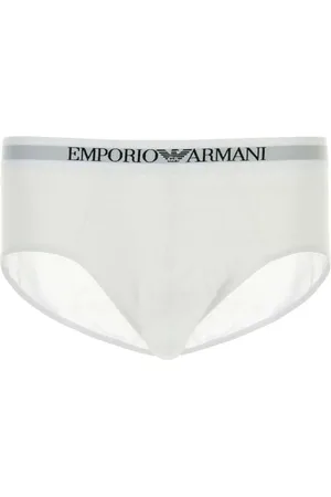 Emporio Armani Pack de tres calzoncillos con logo en la cinturilla