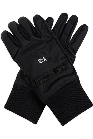 Y-3 Guantes con detalle de bolsillo