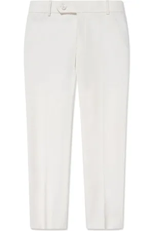 Maison Ava Pantalones con logo bordado