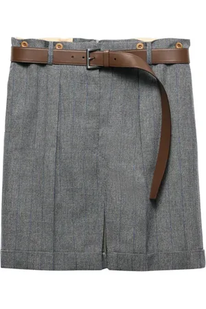 Prada Minifalda a rayas diplomáticas