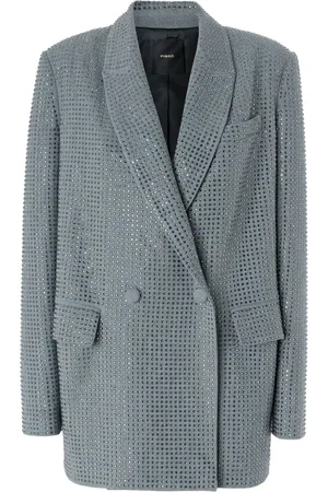 Pinko Blazer con apliques de strass