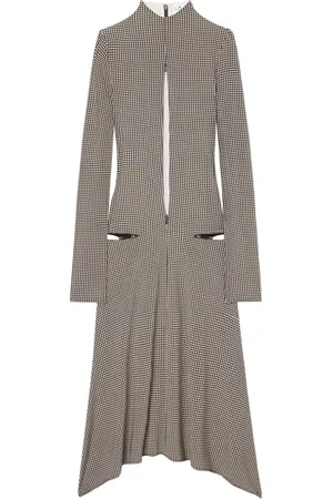Courrèges Vestido midi Volcano