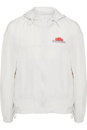 Ground Zero Chaqueta liviana con logo estampado