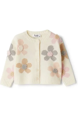 Il gufo Cárdigan con apliques florales