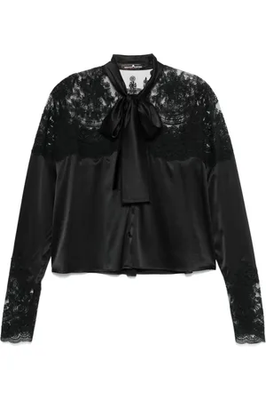 ERMANNO SCERVINO Camisa con paneles de encaje